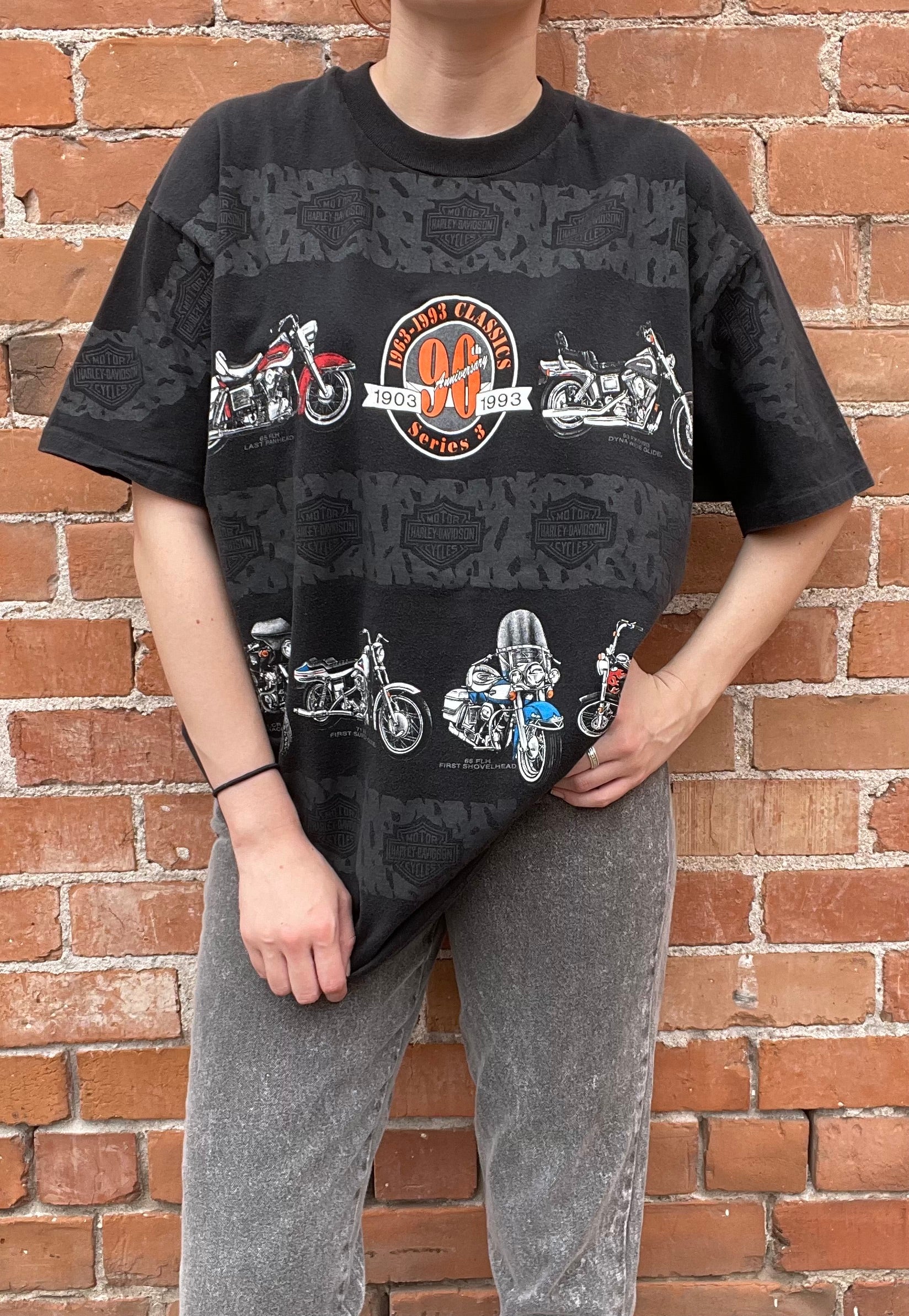 Vintage Harley Davidson 90th Anniversary Shirt | Cactus VHS