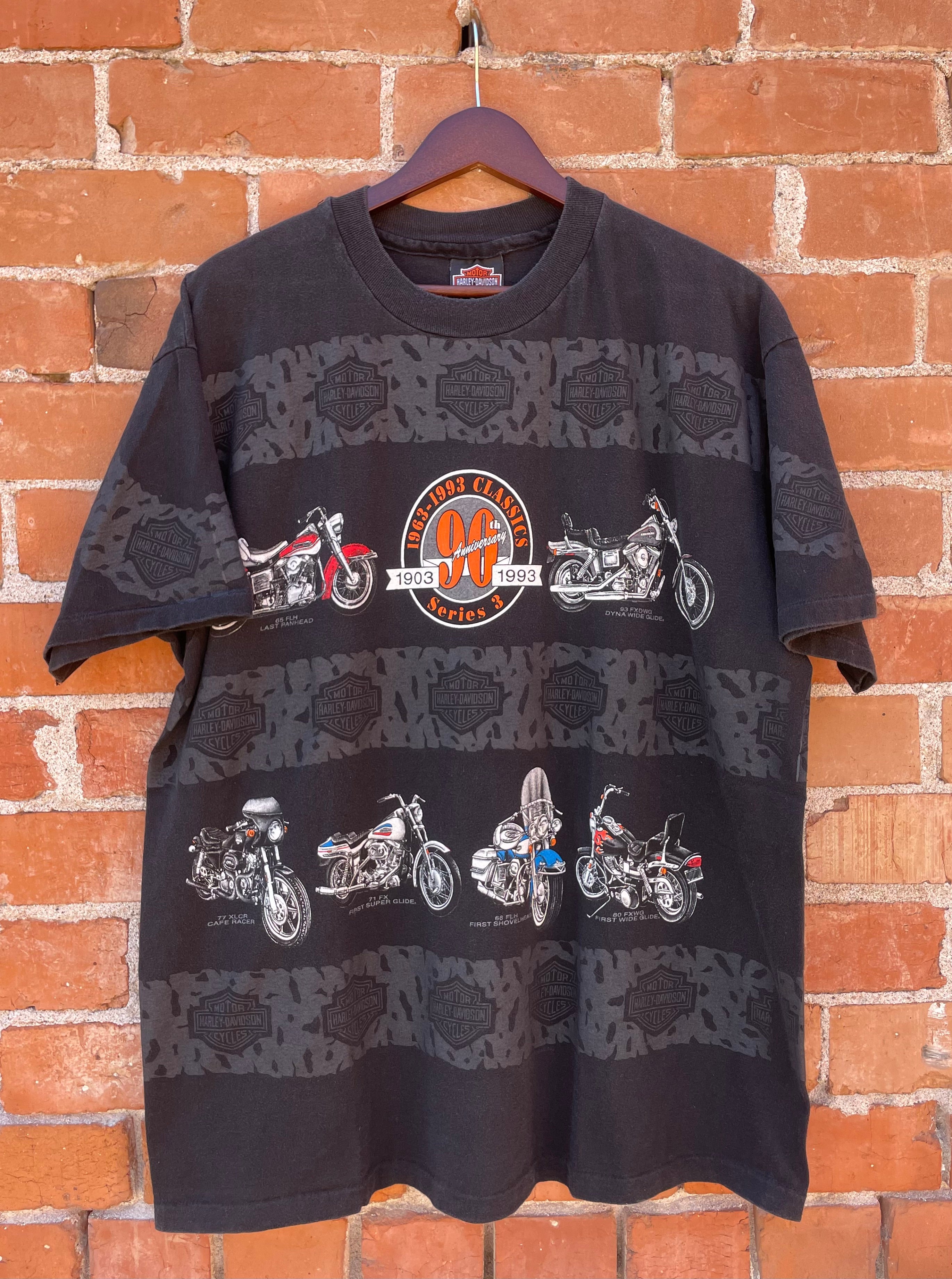 Vintage Harley Davidson 90th Anniversary Shirt | Cactus VHS